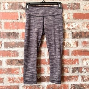 Lululemon Capri Legging - Black and Tan